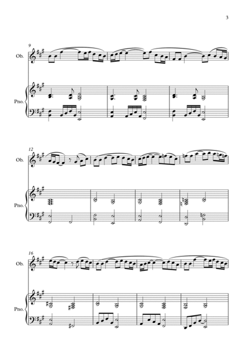 Polovtsian Dance (Kismet), for Oboe and Piano image number null