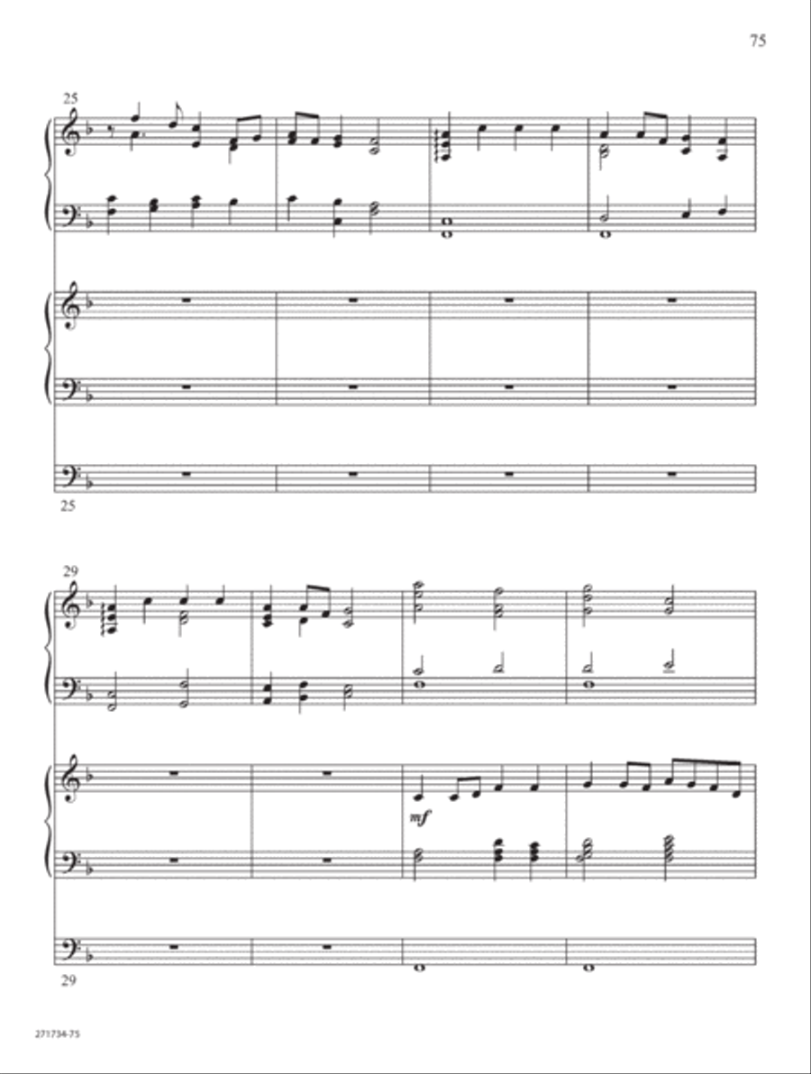 Grace So Amazing Grace So Amazing Organ scores gallery preview page 35