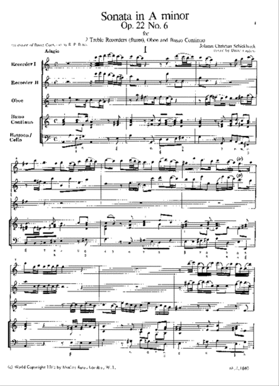 Sonatas Op. 22 String Quartet scores gallery preview page 2