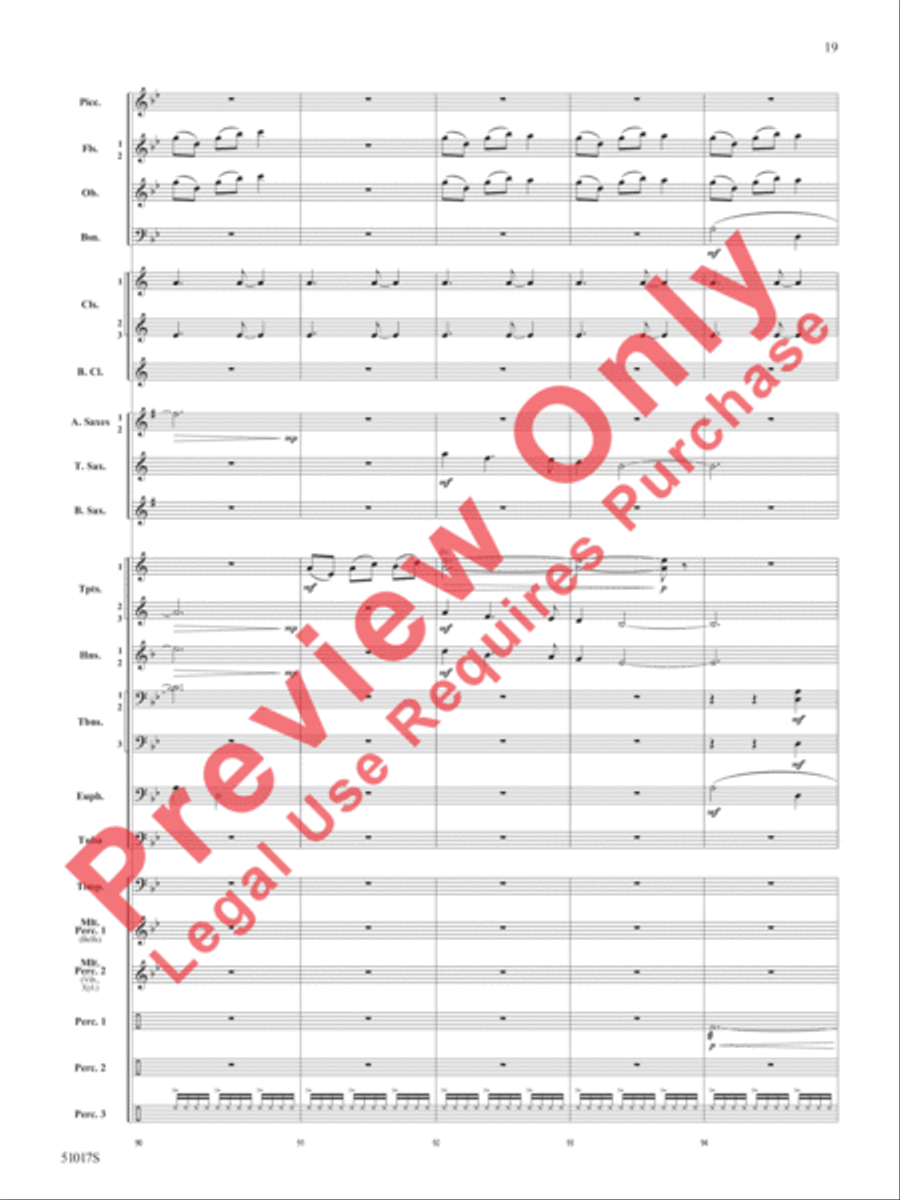 Lucid Dreams Concert Band scores gallery preview page 20