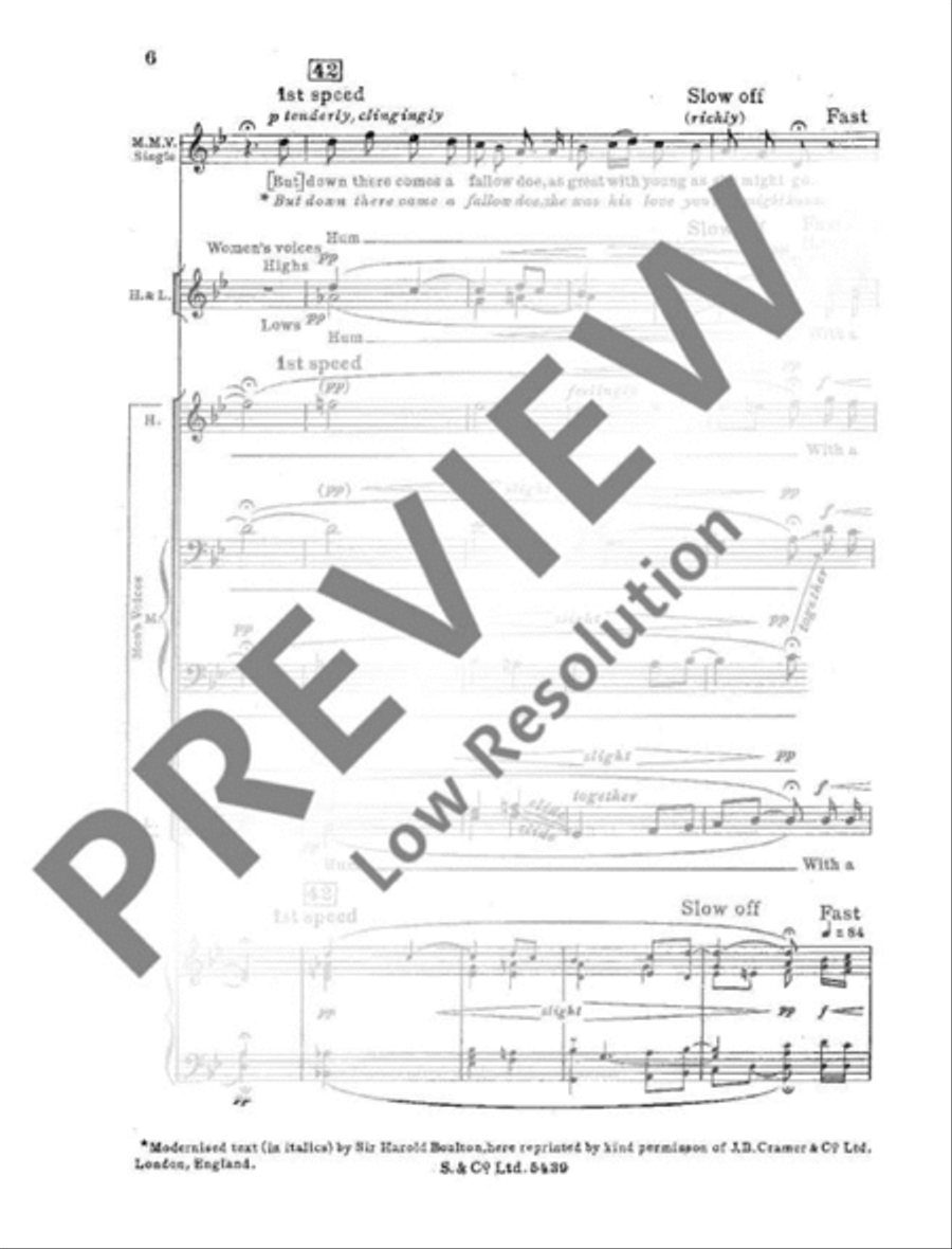 The three Ravens Mixed Choir scores gallery preview page 9