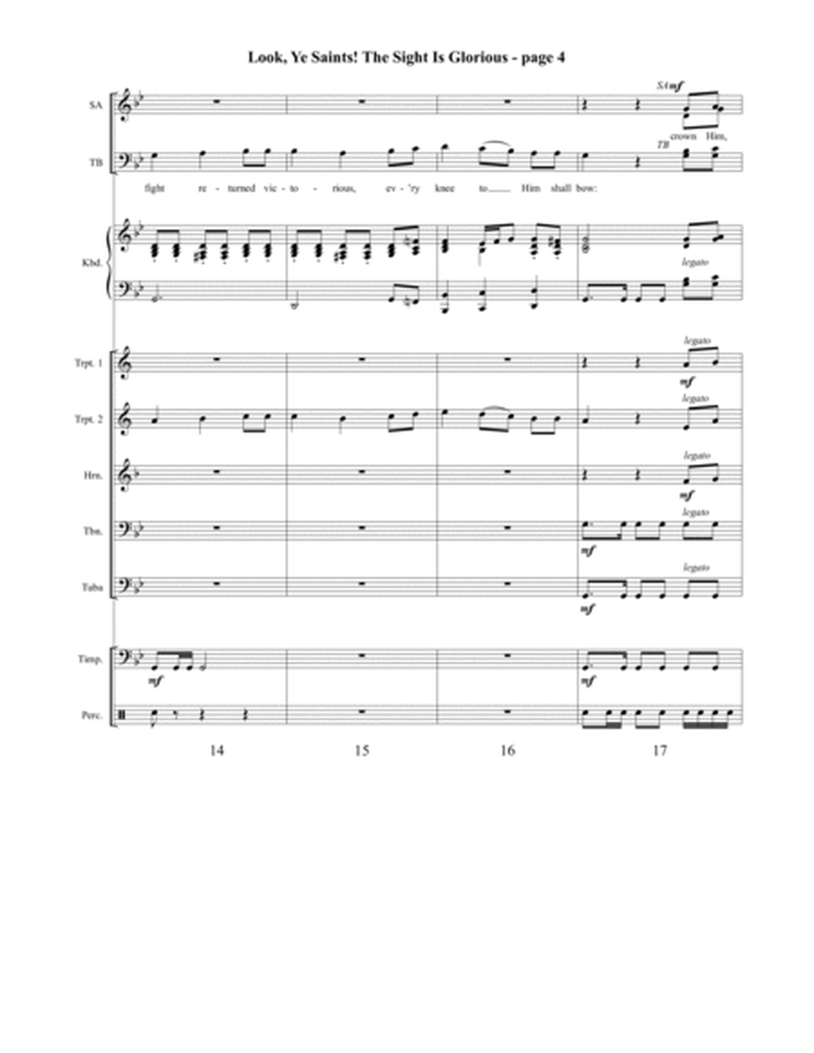 Look, Ye Saints! The Sight Is Glorious (Orchestration - Digital)