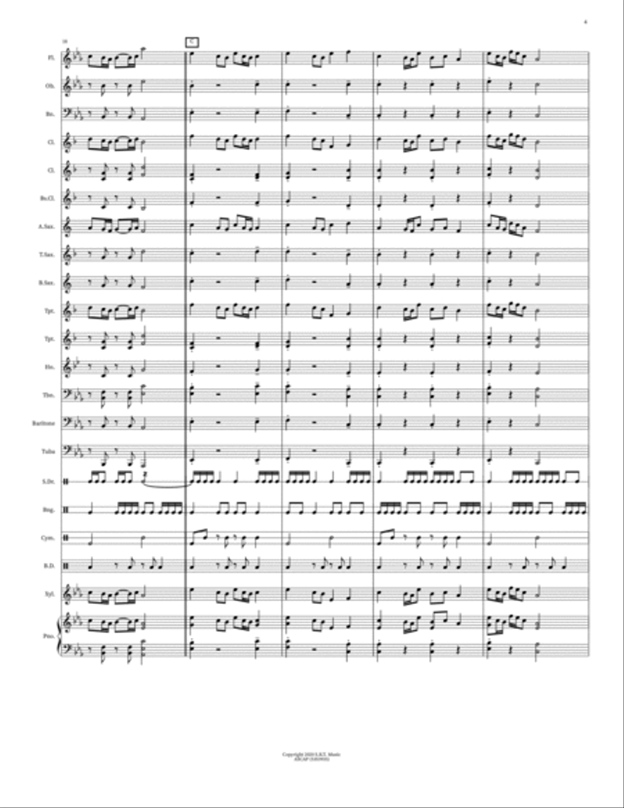 Chinese Festivals Chinese Festivals Concert Band scores gallery preview page 4