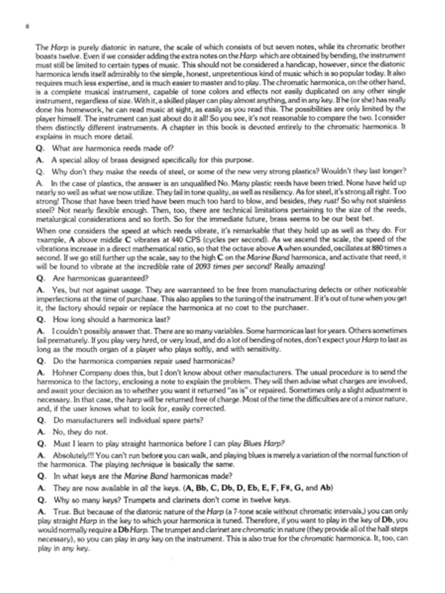 Blues Harp and Marine Band Harmonica scores gallery preview page 8