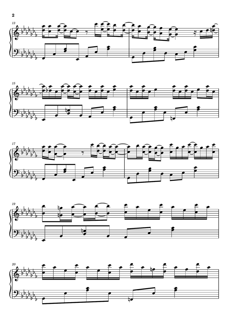 Everyday Piano Solo scores gallery preview page 2