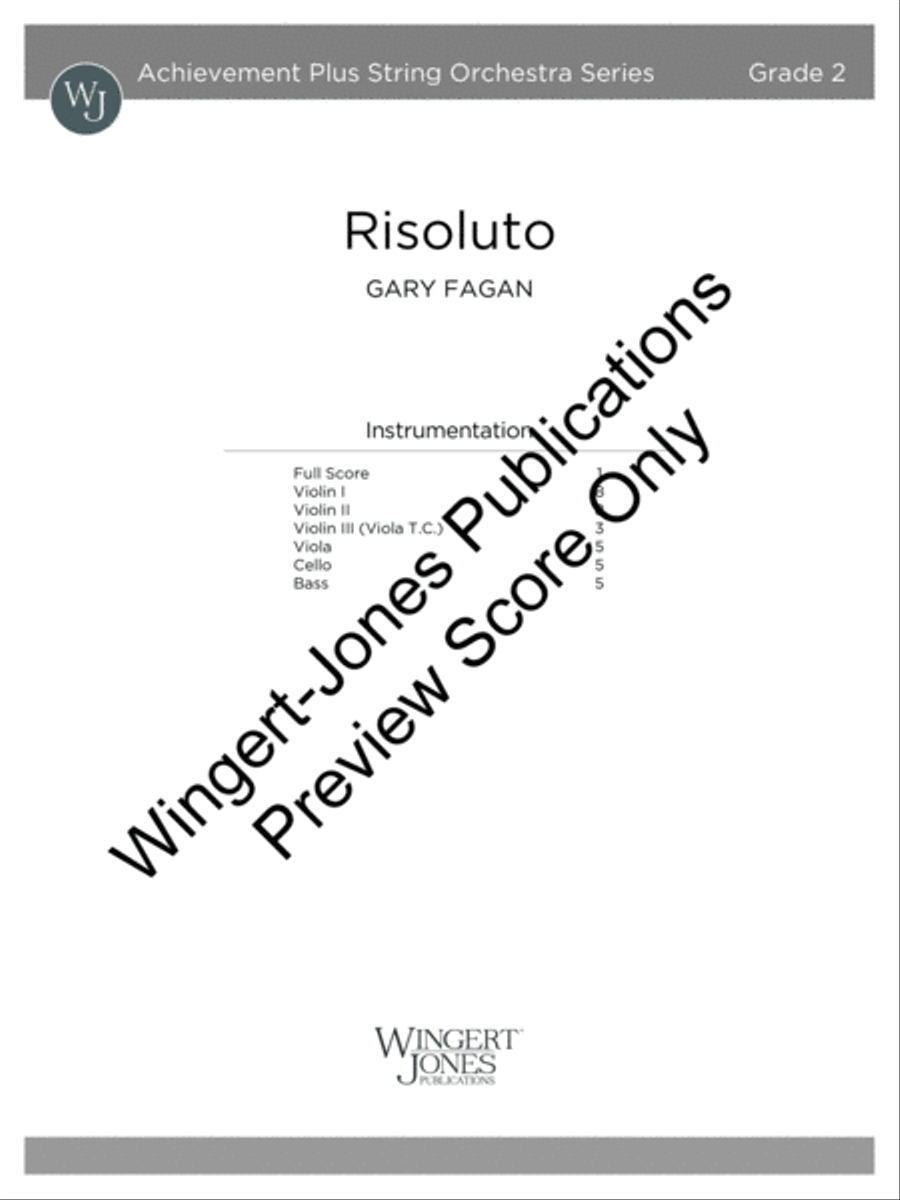 Risoluto String Orchestra scores gallery preview page 2