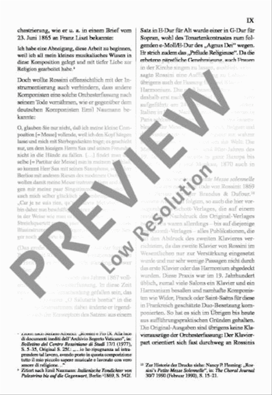 Petite Messe Solennelle Choir scores gallery preview page 10