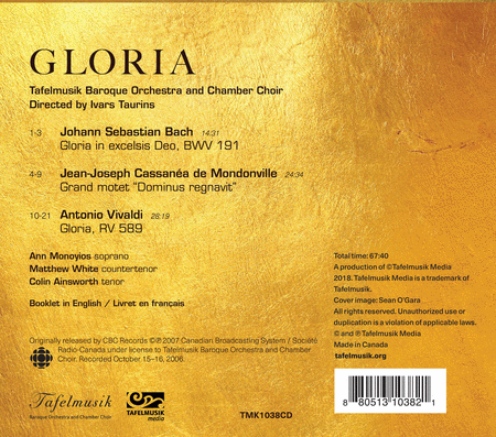Tafelmusik Chamber Choir & Orchestra: Gloria
