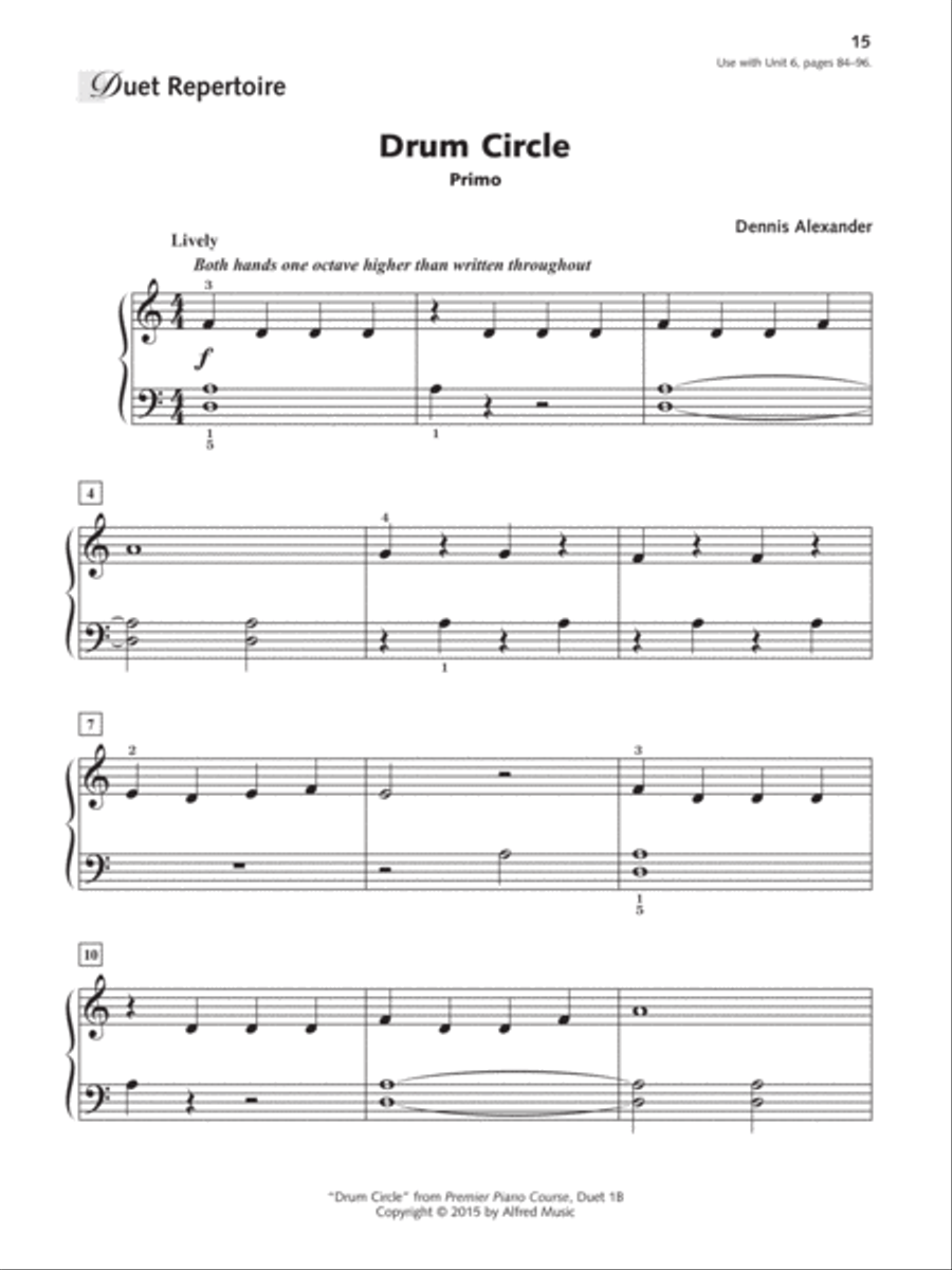 Alfred's Group Piano for Adults -- Ensemble Music Piano Method scores gallery preview page 5