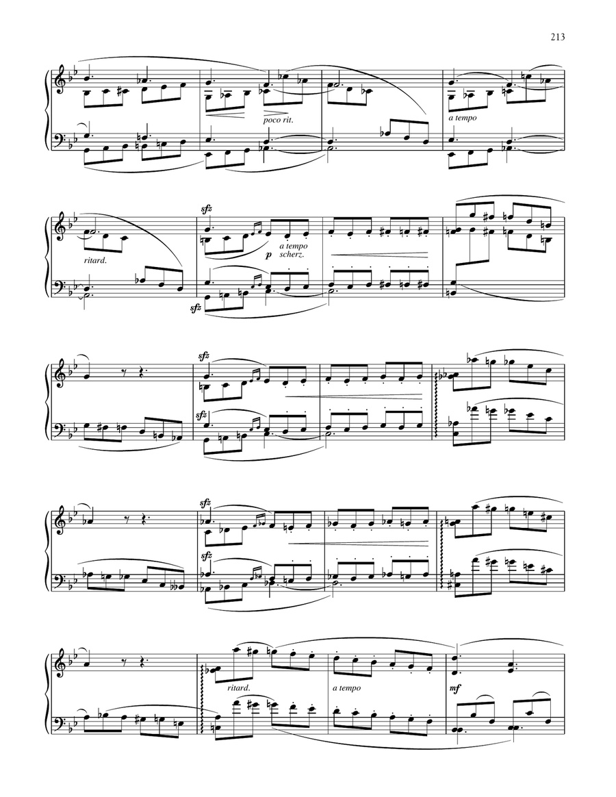 Soaring (Aufschwung), Op. 12, No. 2 Piano Solo scores gallery preview page 5