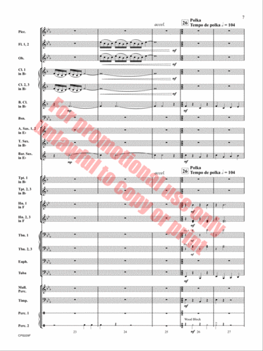 An Arizona Celebration An Arizona Celebration Concert Band scores gallery preview page 8