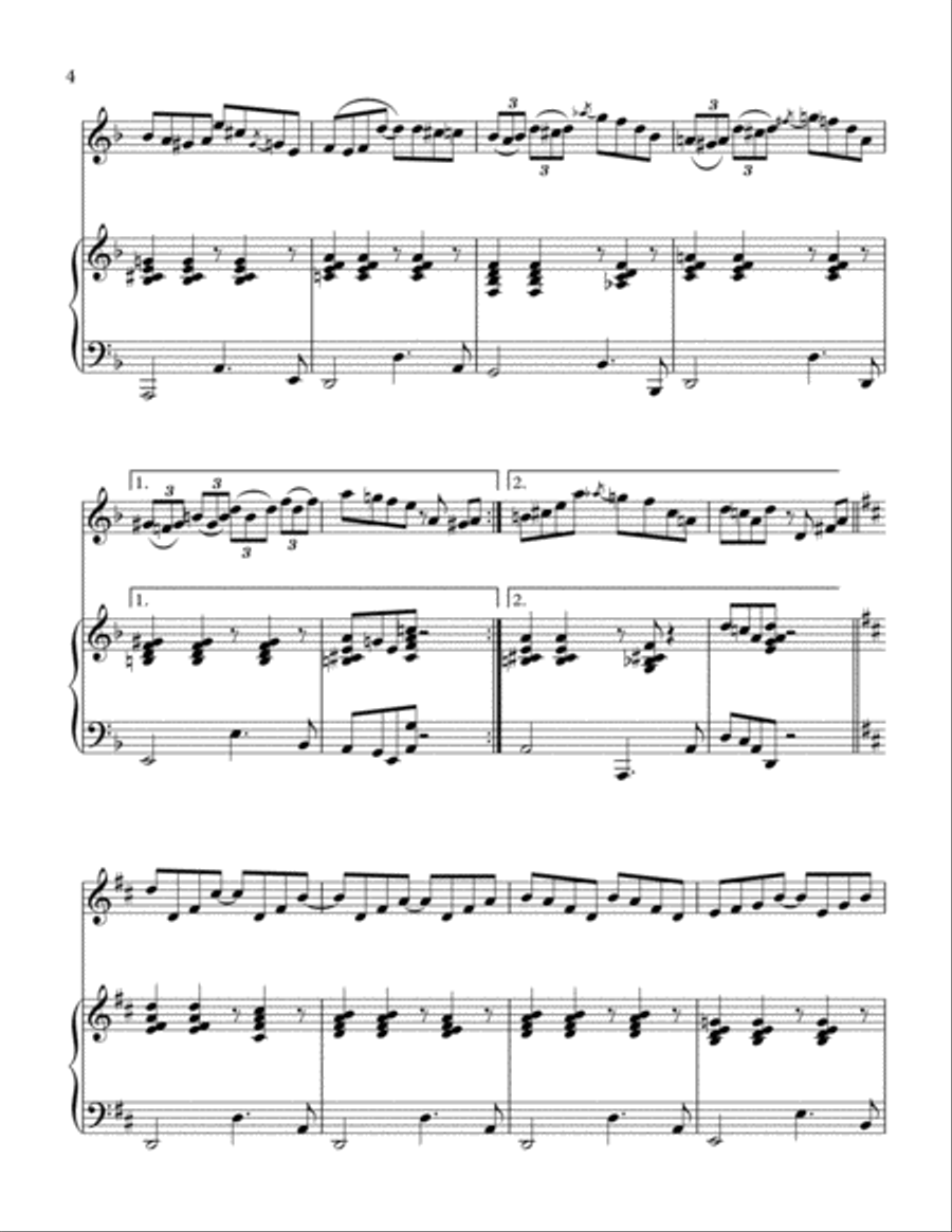 Tico Tico (tico Tico No Fuba) Flute Solo scores gallery preview page 5