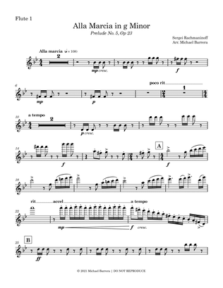 Rachmaninoff: Alla Marcia in g Minor | Full Orchestra (Set of Parts)