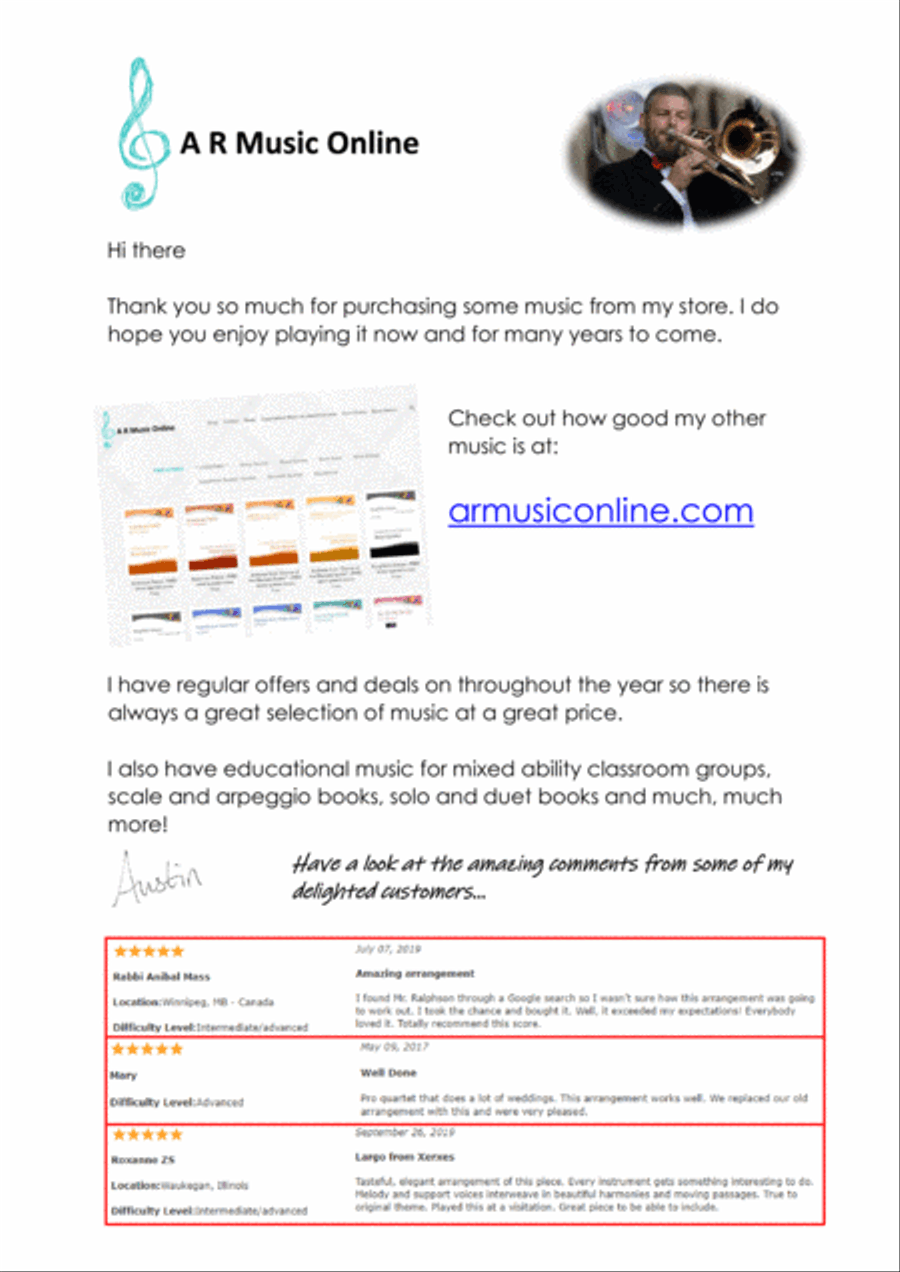 In The Mood Horn scores gallery preview page 2
