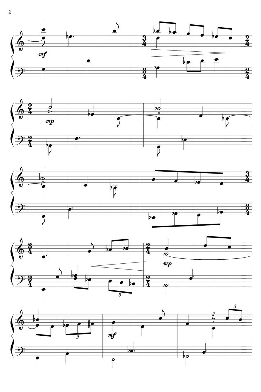 7 selected piano pieces - Book 2 Piano Solo scores gallery preview page 3