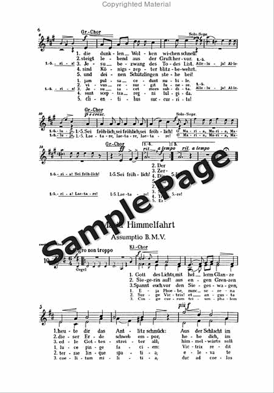 Haas J Marianische Kantate Op112 SA scores gallery preview page 7