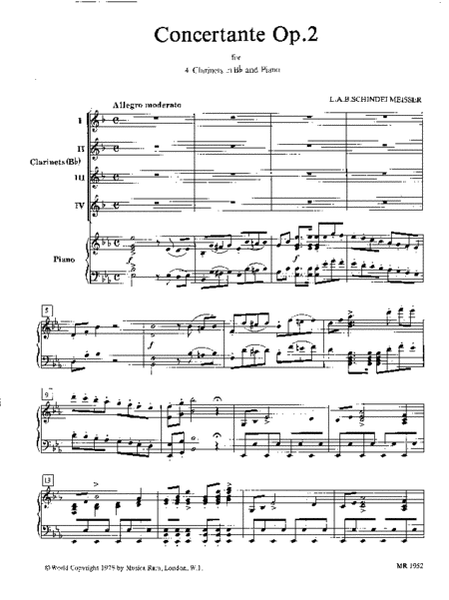 Concertante Eb major Op. 2