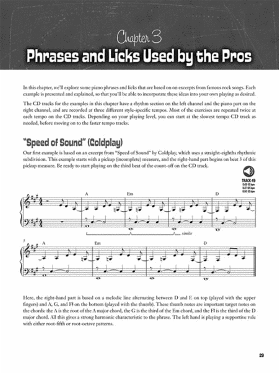 Rock Piano Chops Rock Piano Chops Piano Method scores gallery preview page 4