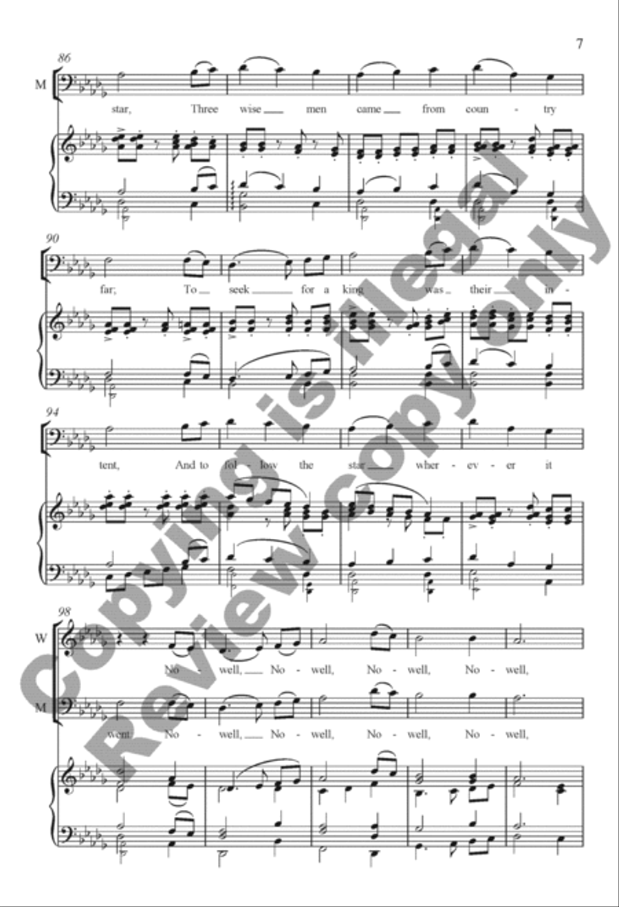 The First Nowell 4-Part scores gallery preview page 7