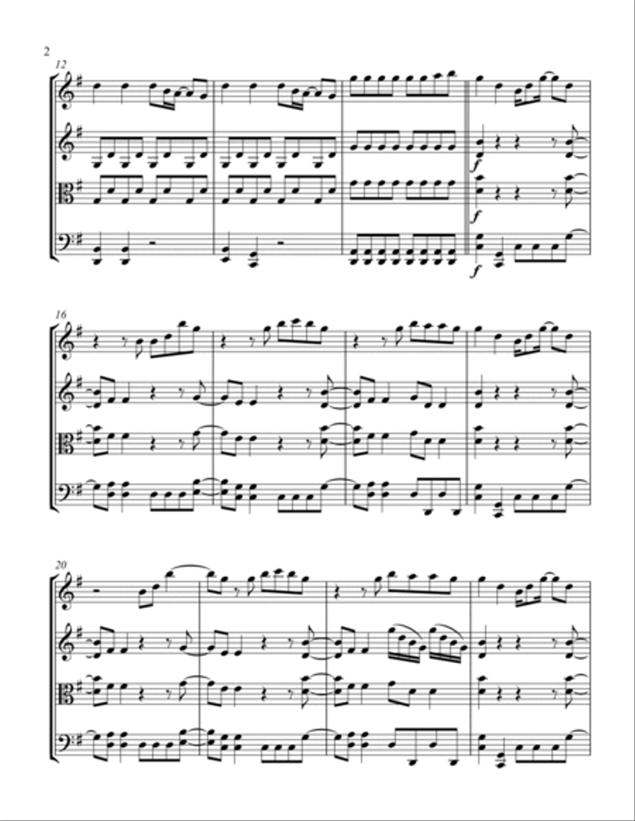 Call Me Maybe String Trio scores gallery preview page 2
