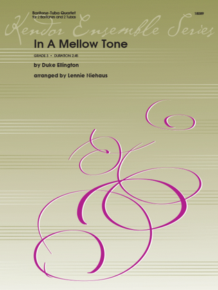 Book cover for In A Mellow Tone