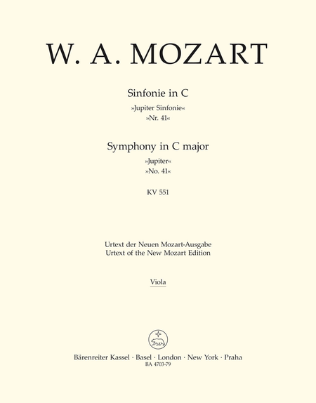 Sinfonie C-dur - Jupiter-Sinfonie - Symphony in C major (No. 41) Jupiter