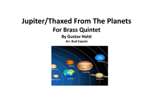 Hymn to Jupiter/Thaxted for Brass Qintet