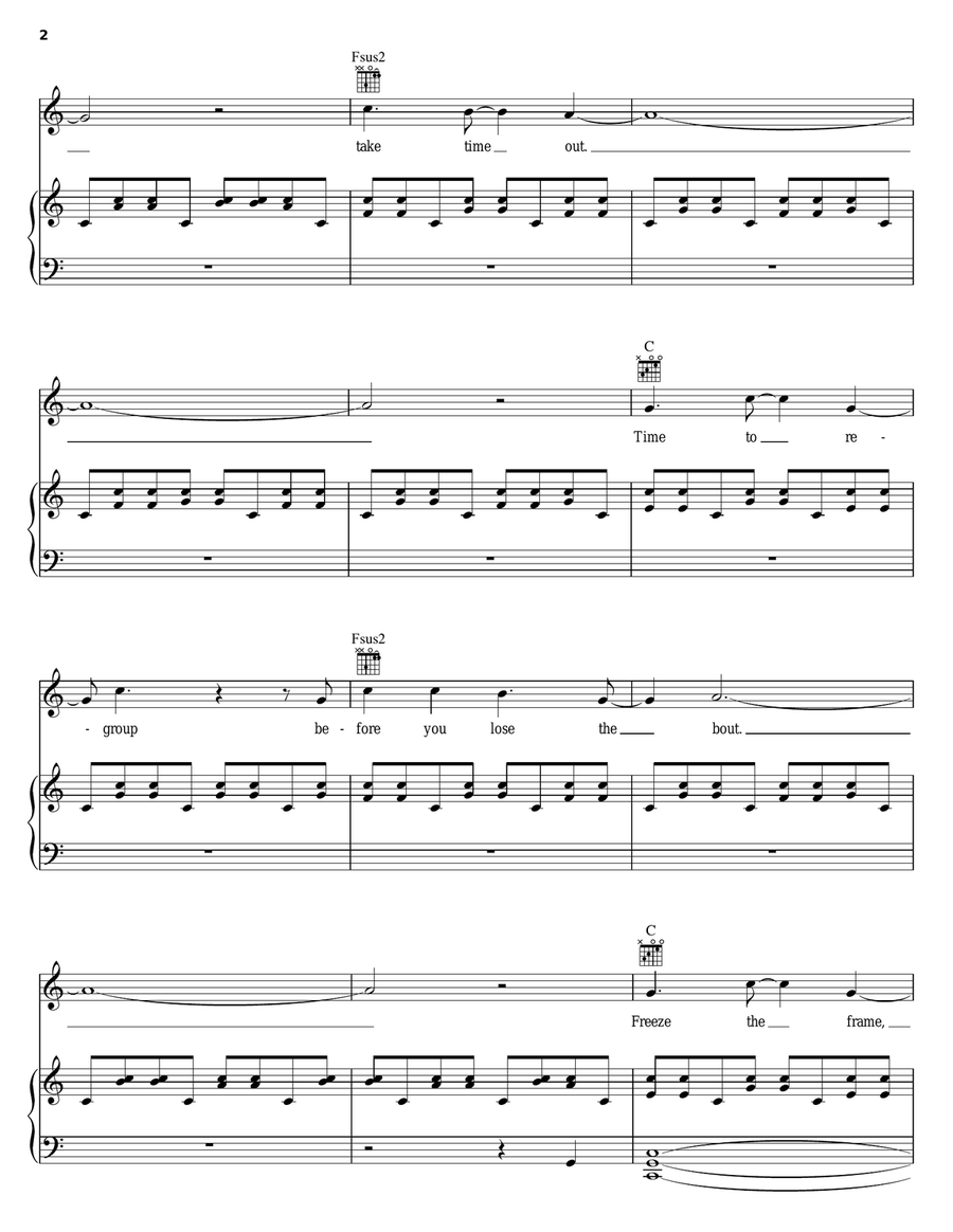30/90 (from tick, tick... BOOM!) Guitar scores gallery preview page 2