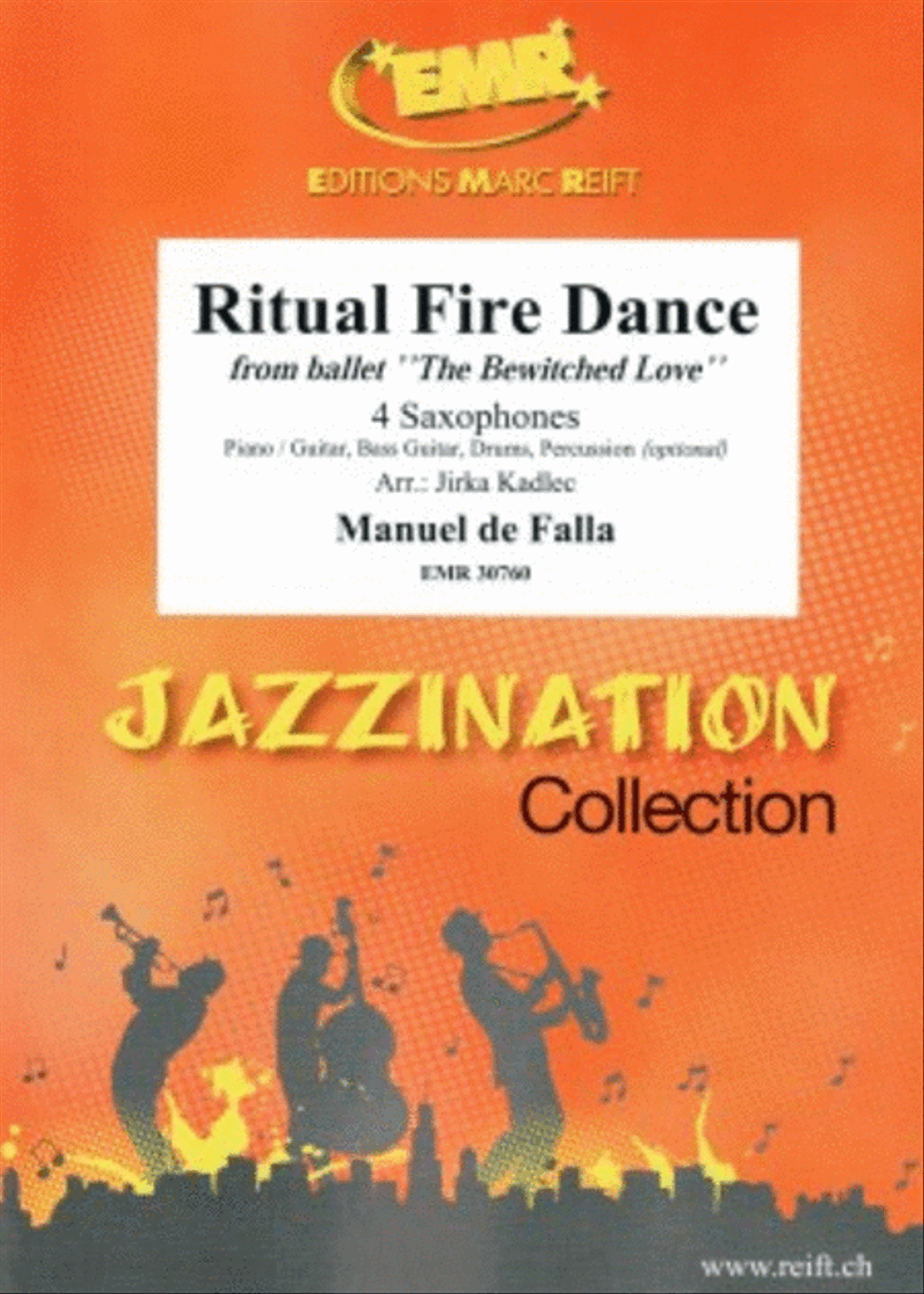 Ritual Fire Dance Ritual Fire Dance Saxophone Ensemble scores gallery preview page 1