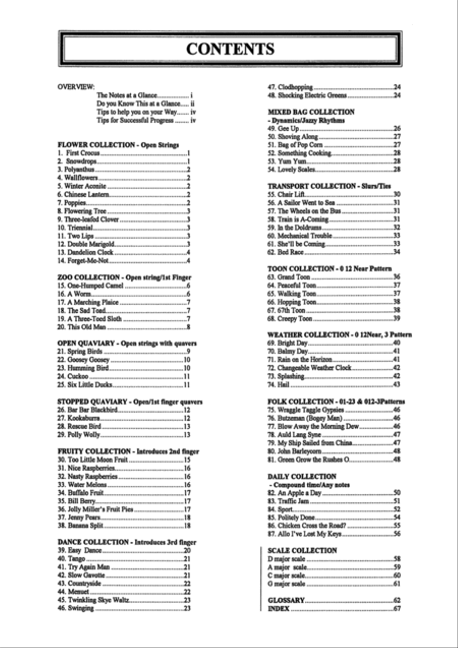 Scale Collection and Glossary: Collections for Violin Pupil Book Violin Solo scores gallery preview page 5