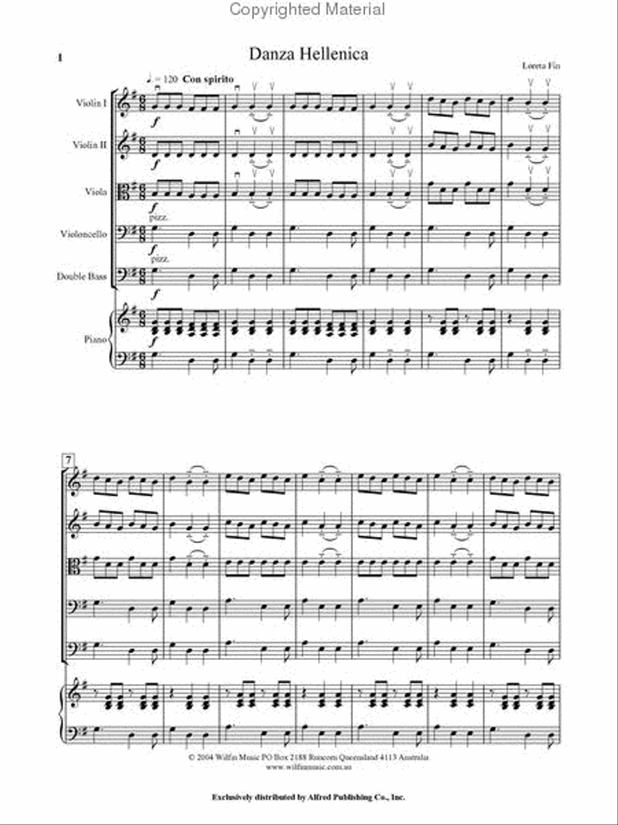 Danza Hellenica Danza Hellenica String Orchestra scores gallery preview page 2