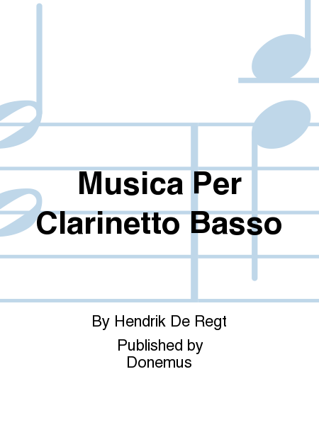 Musica Per Clarinetto Basso