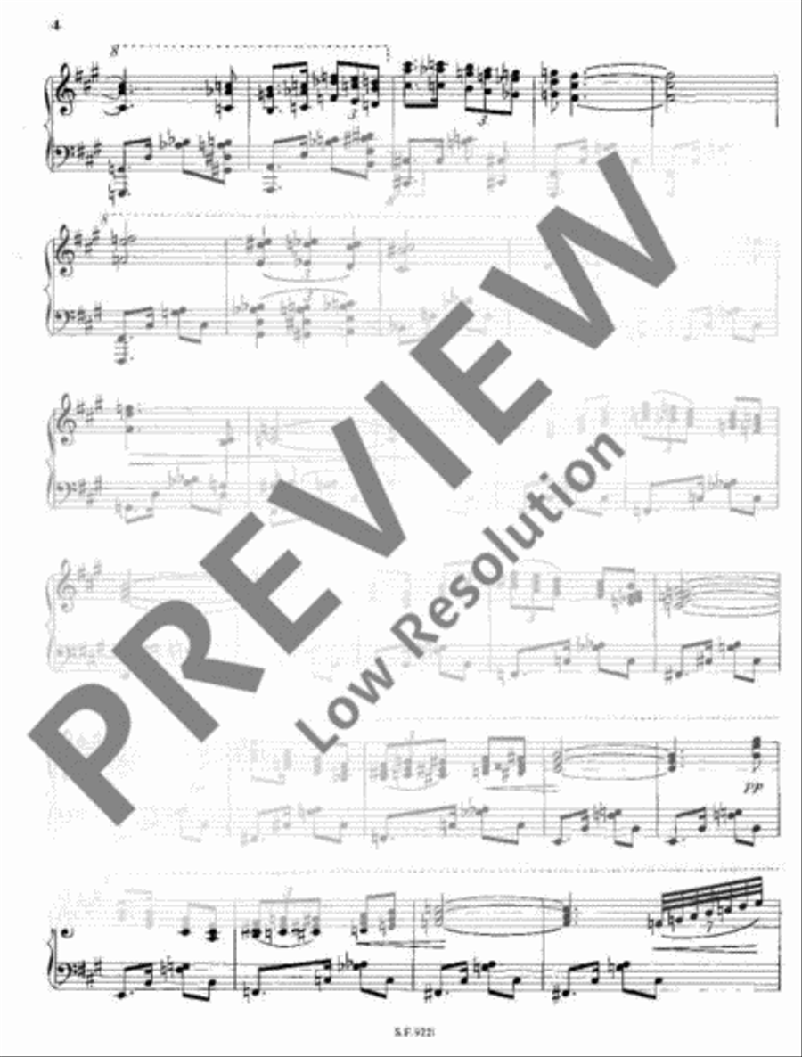 6 Préludes Piano Solo scores gallery preview page 5
