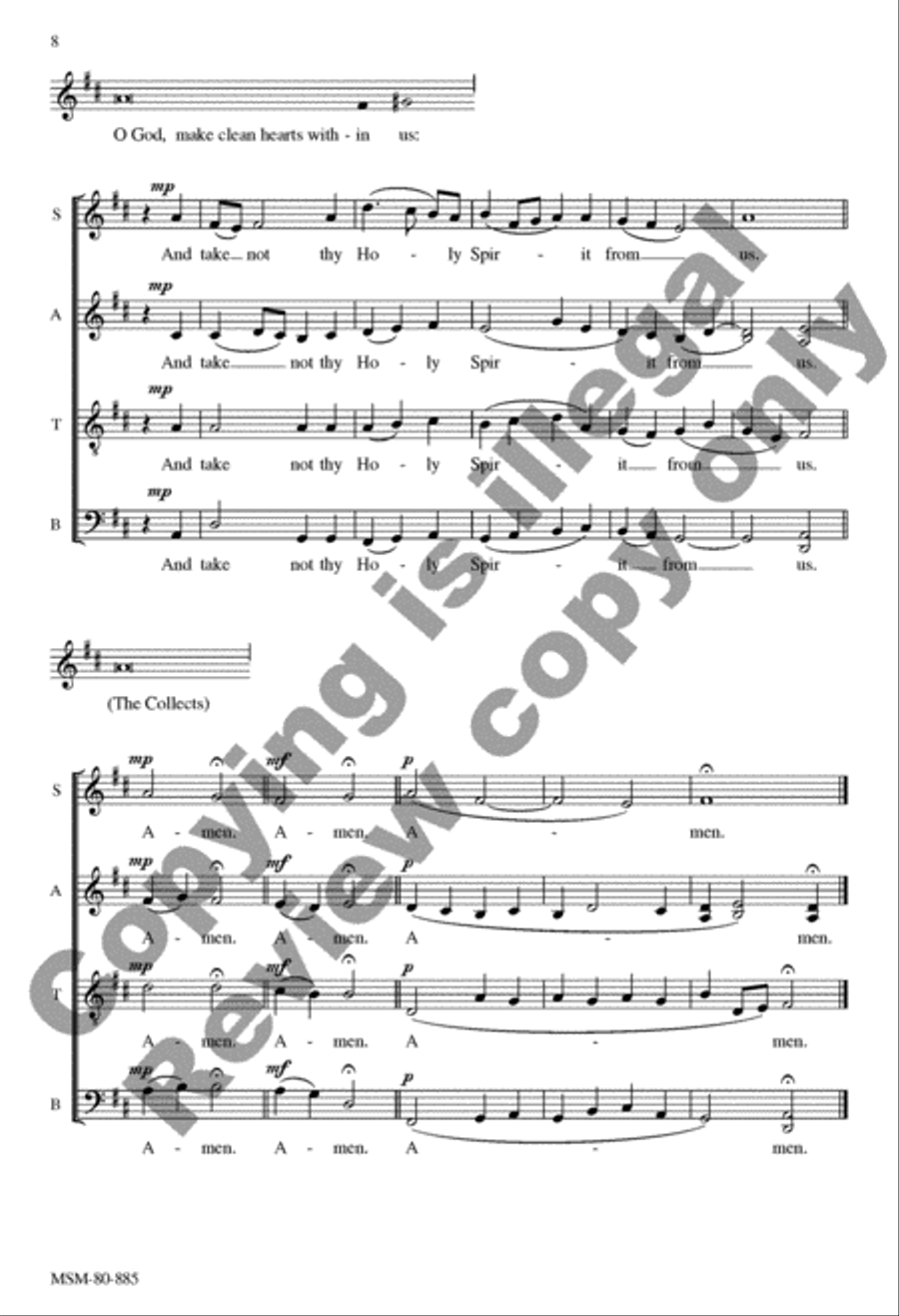 The Duke Responses The Duke Responses 4-Part scores gallery preview page 15