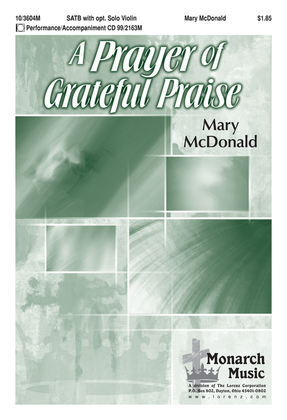Book cover for A Prayer of Grateful Praise
