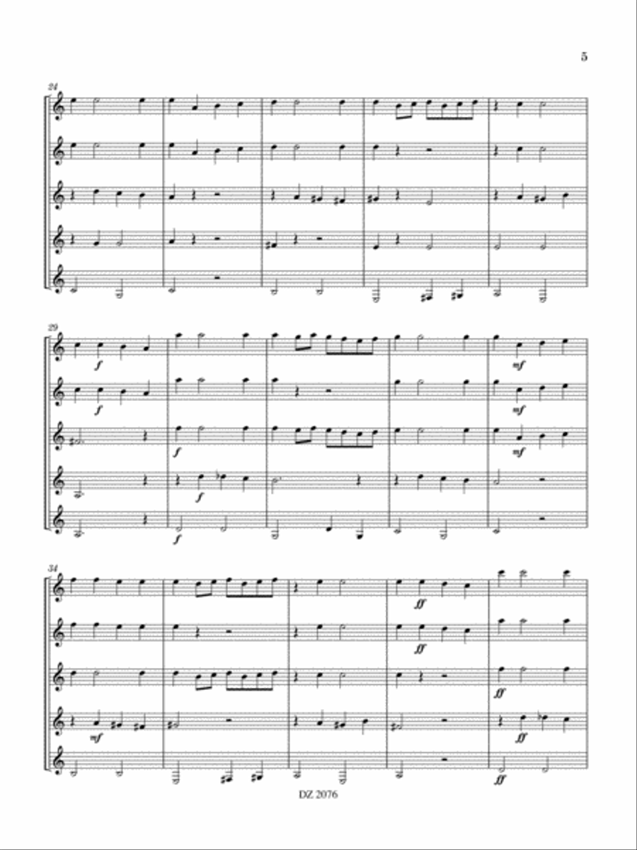 Xingú Guitar Ensemble scores gallery preview page 5