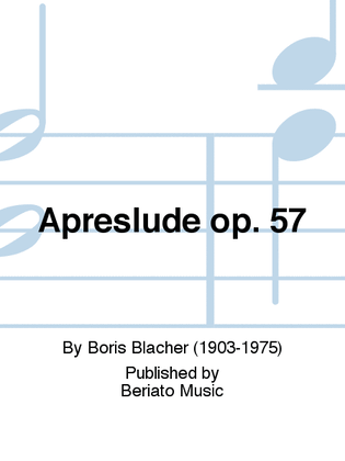 Aprèslude op. 57