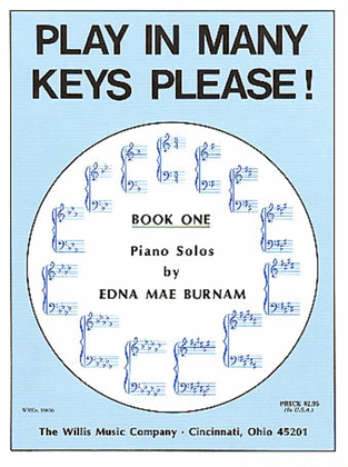 Book cover for Play in Many Keys Please - Book 1