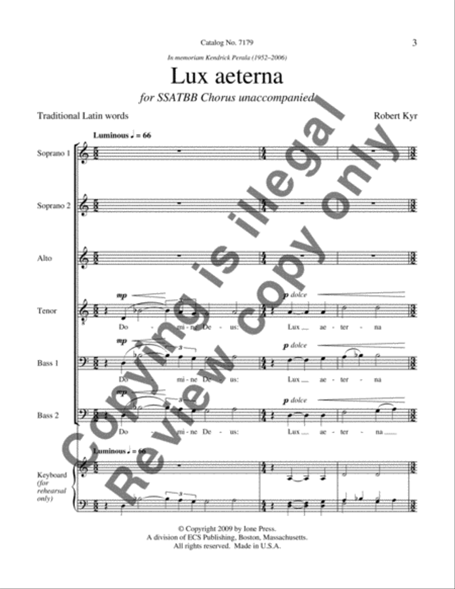 Lux aeterna Lux aeterna 4-Part scores gallery preview page 8