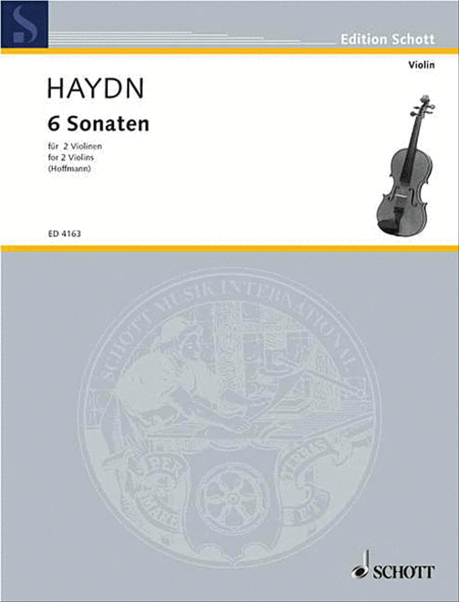 6 Sonatas Hob. VI:G1 by Franz Joseph Haydn String Duet - Sheet Music