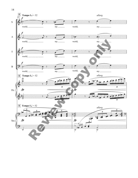 I Dream a World (Piano/Choral Score) image number null