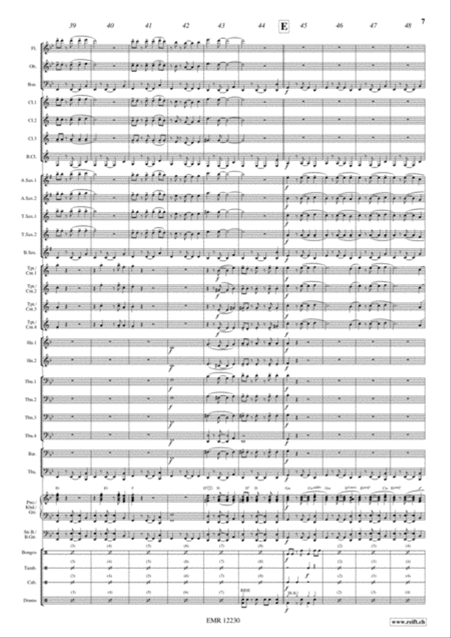 La Fiesta Se Calienta La Fiesta Se Calienta Concert Band scores gallery preview page 8