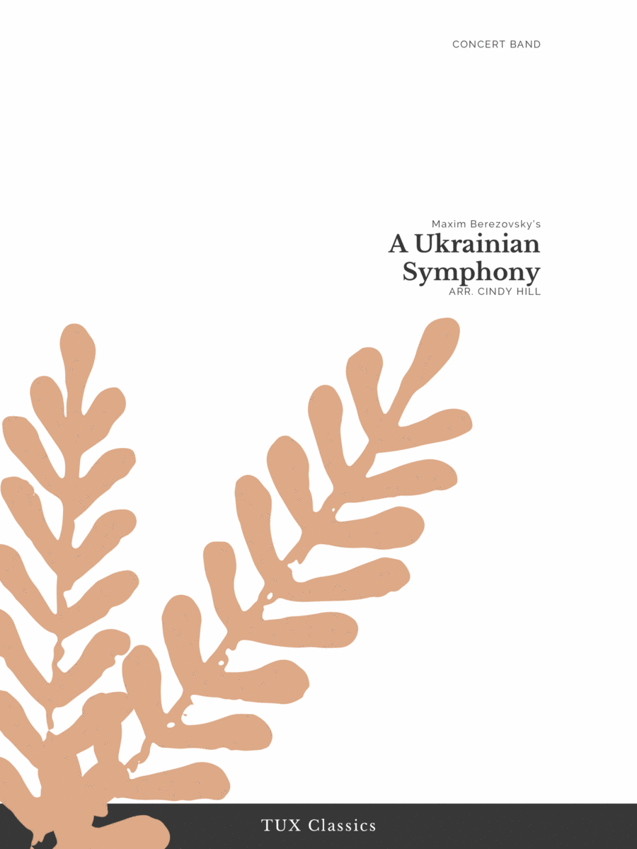 Book cover for A Ukrainian Symphony (Symphony in C: I. Allegro molto)
