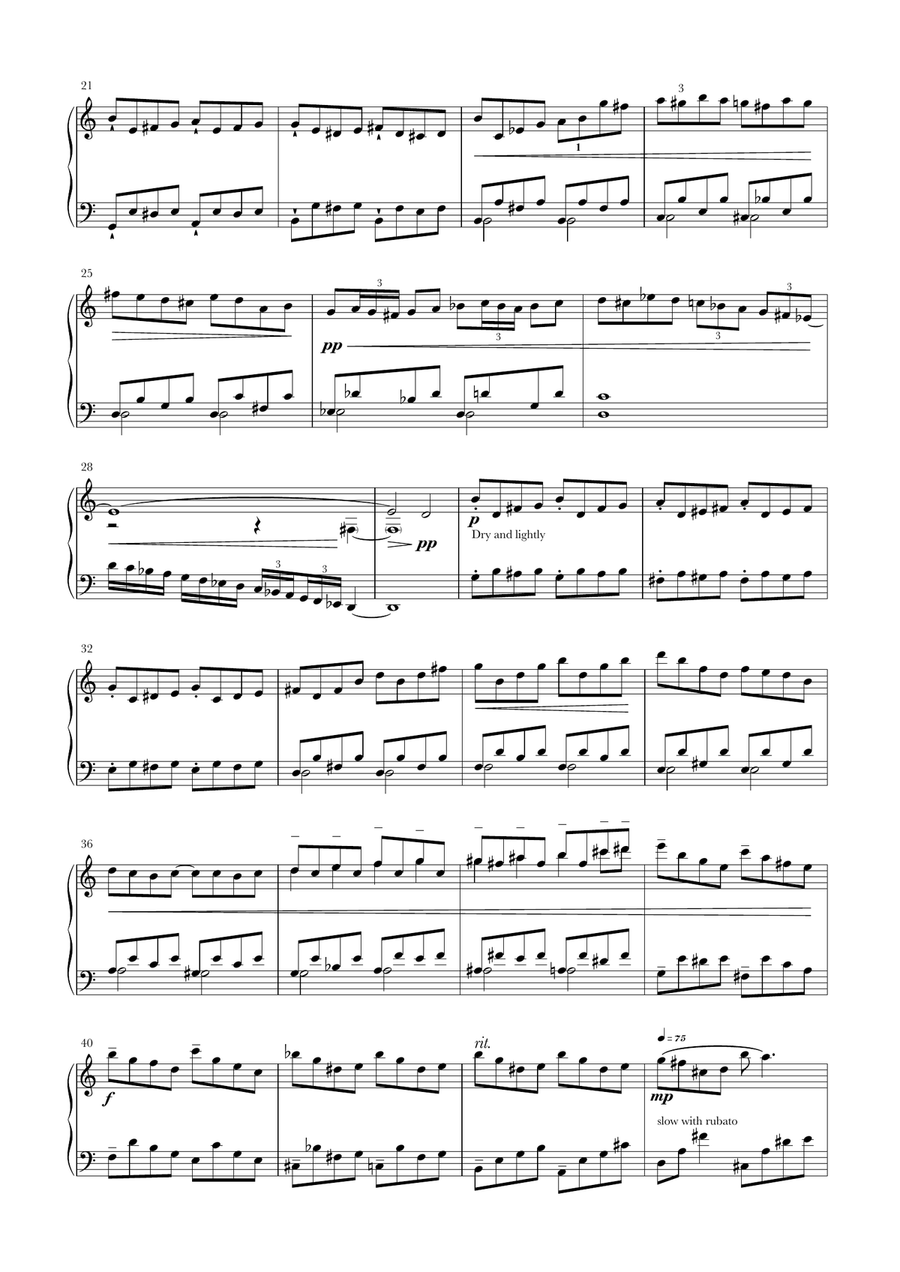 A Boat Ride on Rejang River Piano Solo scores gallery preview page 2