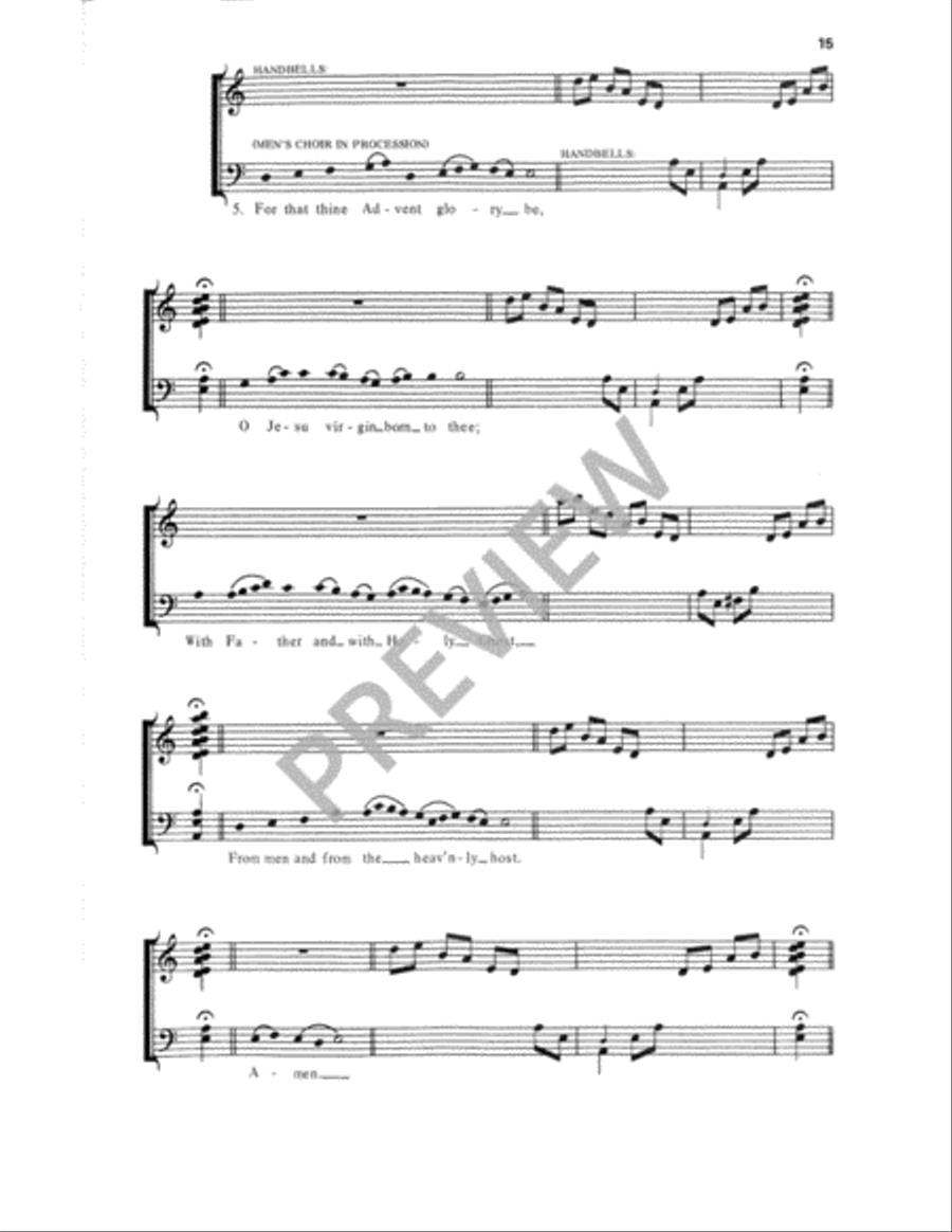 From Lands That See the Sun Arise 4-Part scores gallery preview page 16