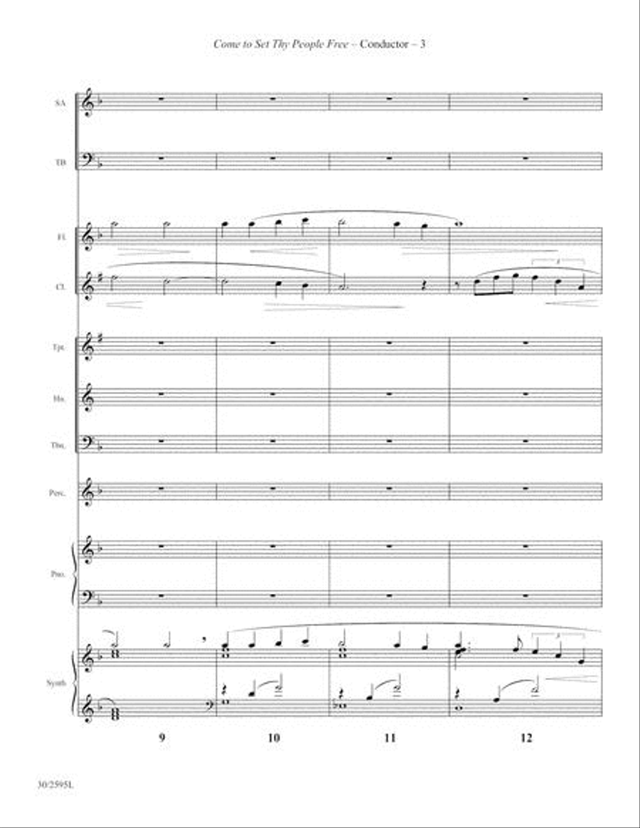 Follow the Star, Follow the King - Instrumental Score and Parts Choir scores gallery preview page 5
