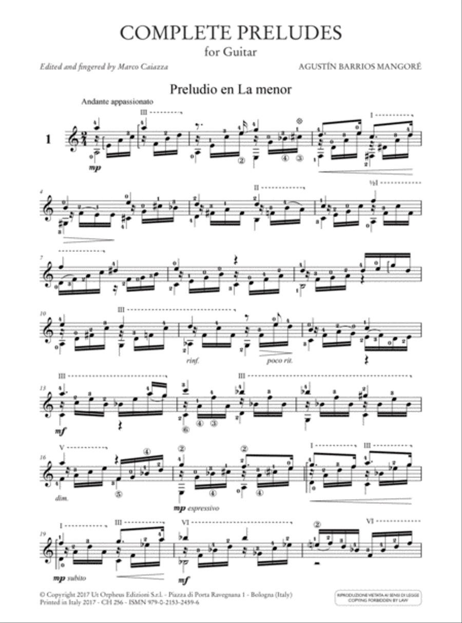 Complete Preludes for Guitar. Foreword by Angelo Gilardino Acoustic Guitar scores gallery preview page 2