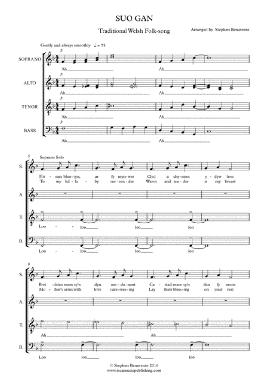 Suo Gan 4-Part scores gallery preview page 3