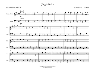 Jingle Bells- French Horn and Tuba Duet