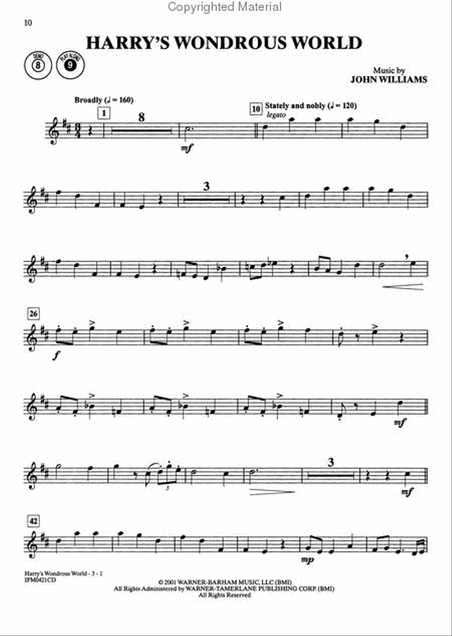 The Very Best of John Williams - Tenor Sax (Book/CD) Tenor Saxophone scores gallery preview page 5